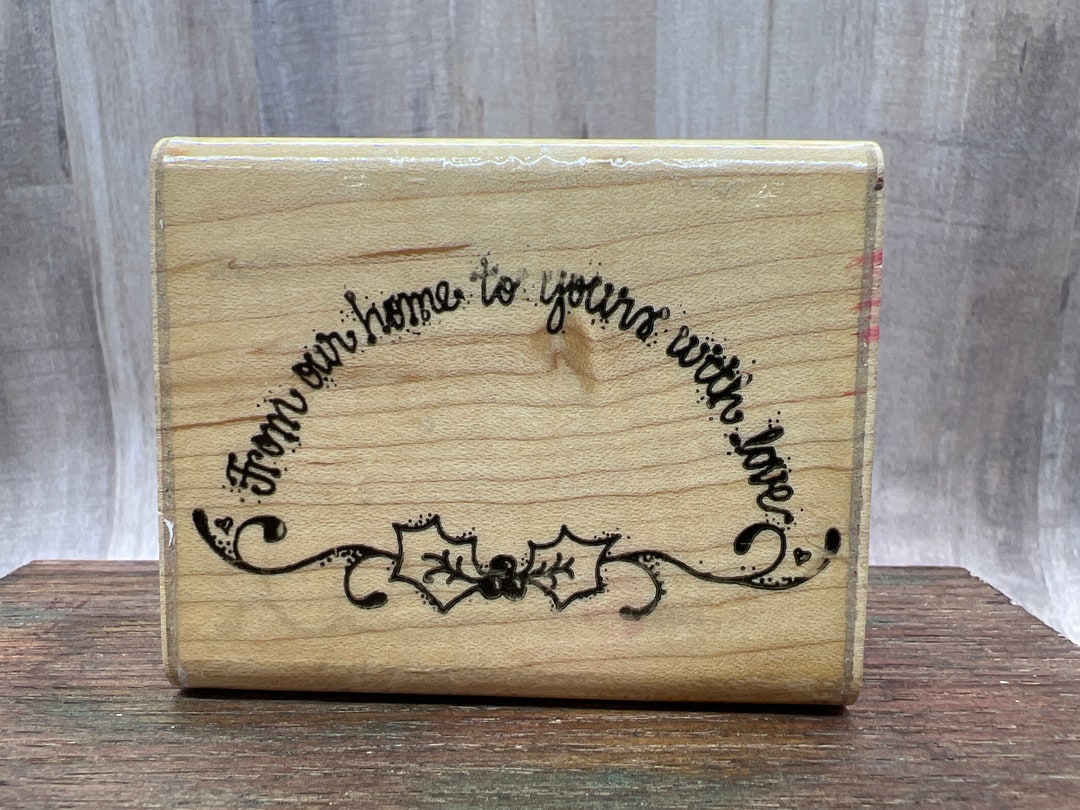 From Our Home to Yours Used Rubber Stamp View All Photos DOTS - Etsy