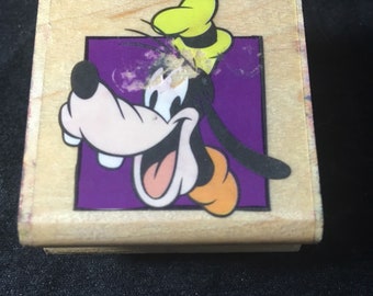Goofy Rubber Stamp Disney Used