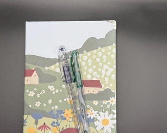 Country House A5 Altered Kraft Journal Lined Pages includes writing instruments