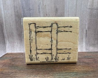 Fence Used Rubber Stamp View all Photos