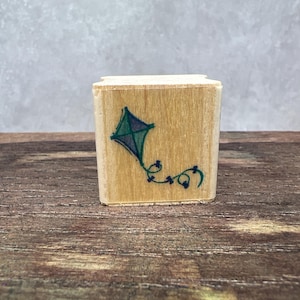 Timbro di gomma USATO Kite Visualizza foto Immagine albero