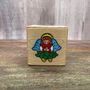 Angel USED Rubber Stamp View all photos