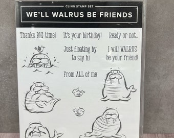 We'll Walrus Be Friends NUOVO set di timbri adesivi Visualizza tutte le foto Stampin Up