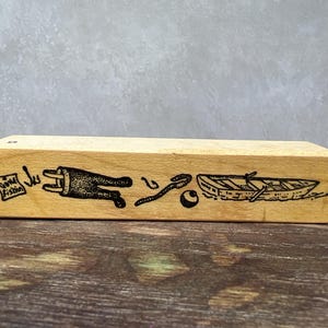 Bordure pour engins de pêche Tampon en caoutchouc usagé Voir toutes les photos