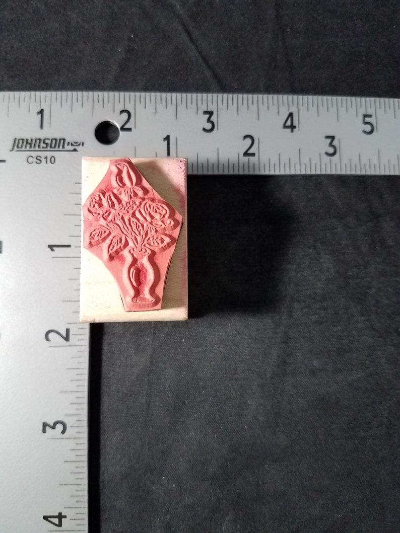 Roses in Vase Stamps Used Rubber stamp View all photos