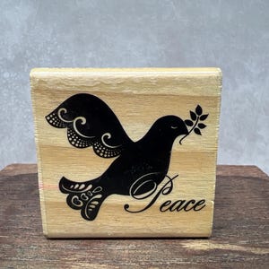 Timbro di gomma USATO Peace Dove Visualizza tutte le foto