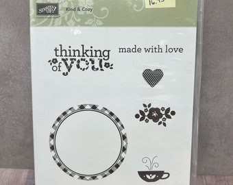 Kind & Cozy NEW Cling Stamp Set View All Photos Stampin Up