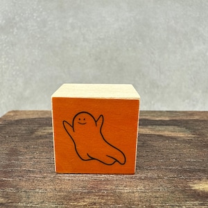 Ghost Halloween Rubber Stamp NEW View All Photos
