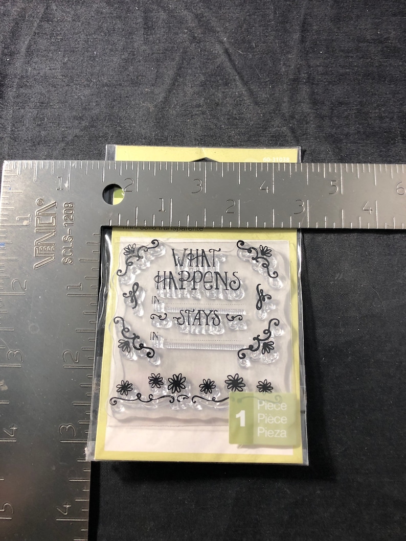 What Happens In .. Studio 112 Cling Stamps Set