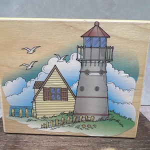 Faro USATO Timbro di gomma Visualizza foto Hero Arts
