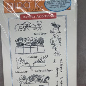 Korb Ergänzungen Cling Stamp Set Zeige alle Fotos