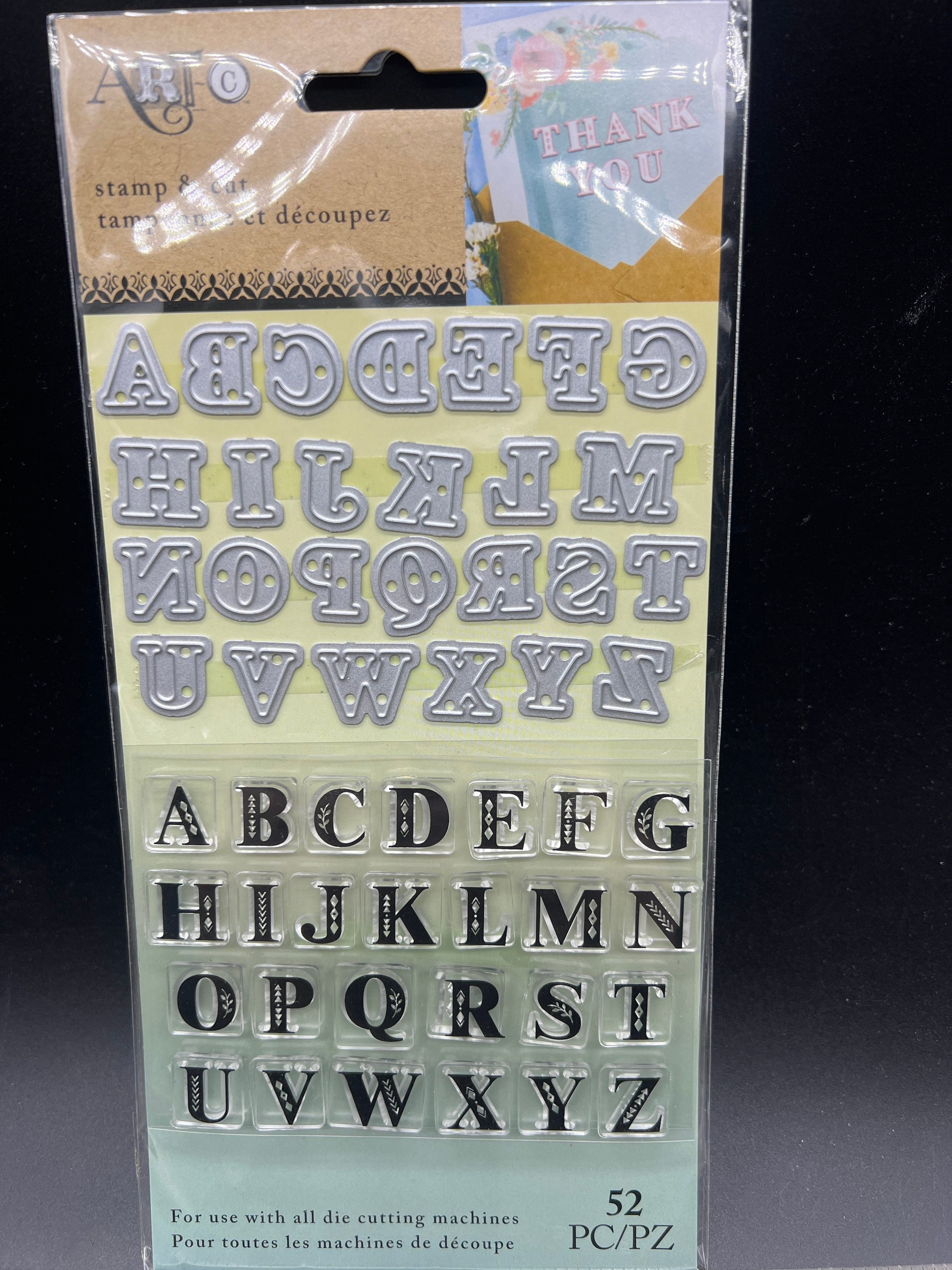 That's Crafty! - Clear Stamp Set - Alphabet – Topflight Stamps, LLC