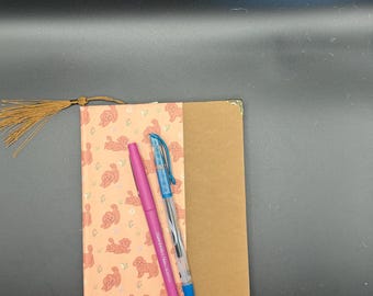 Puppy A5 Altered Kraft Journal Lined Pages includes writing instruments