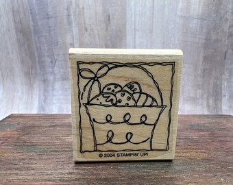 Easter Basket Rubber Stamp Used View all photos