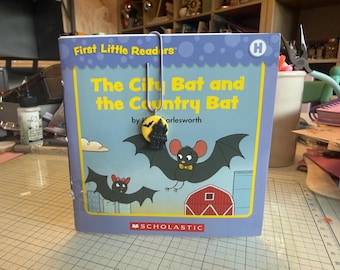 Altered Picture Book Journal/Album Bat Themed