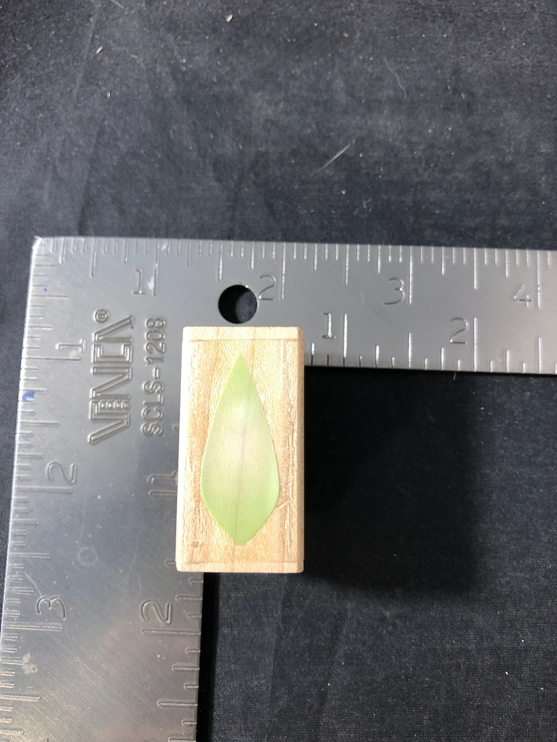 Leaf Shape Rubber Stamp Used View all Photos Hero Arts