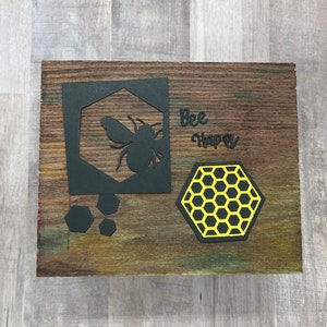 Matrice de découpe nid d'abeille Abeille heureuse Nouveau