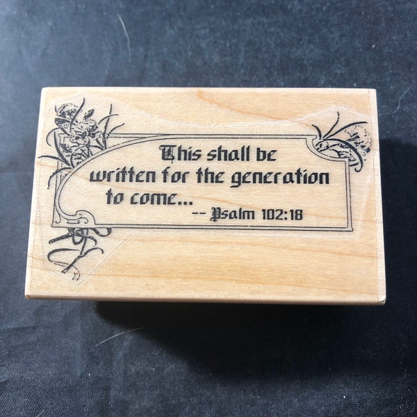 This Shall Be Written Rubber Stamps - Used- View All Photos Rootstamps