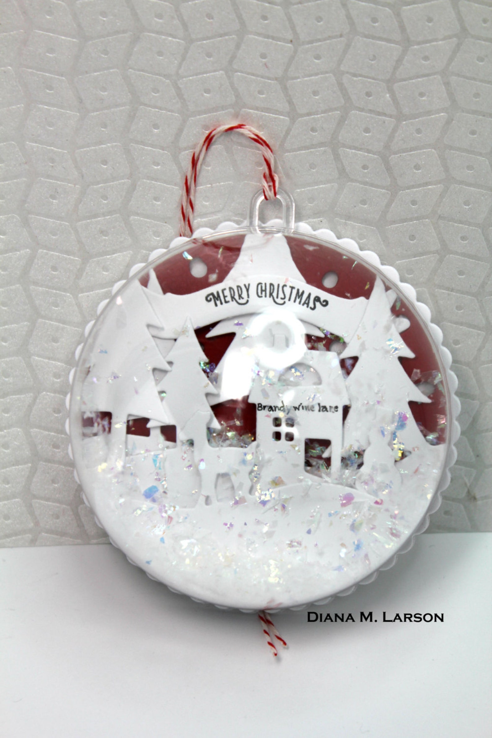 Personalized Snow Globe Ornament, Our First Christmas, Baby's First