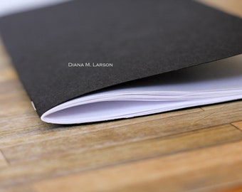 TN insert, Travelers Note insert, 4" x 8", Black