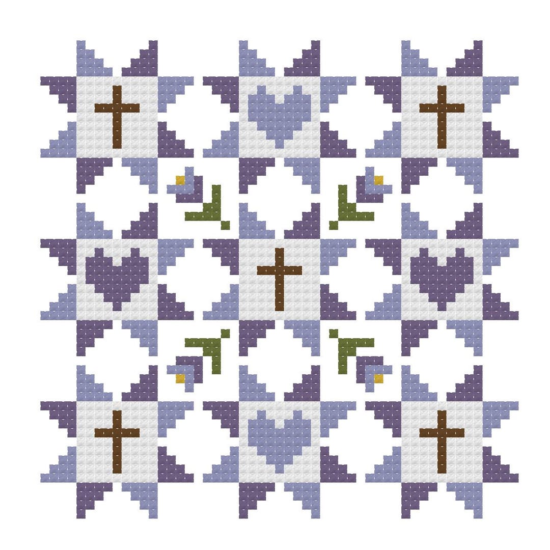 4 Mini Star Quilt PDF Pattern - Etsy