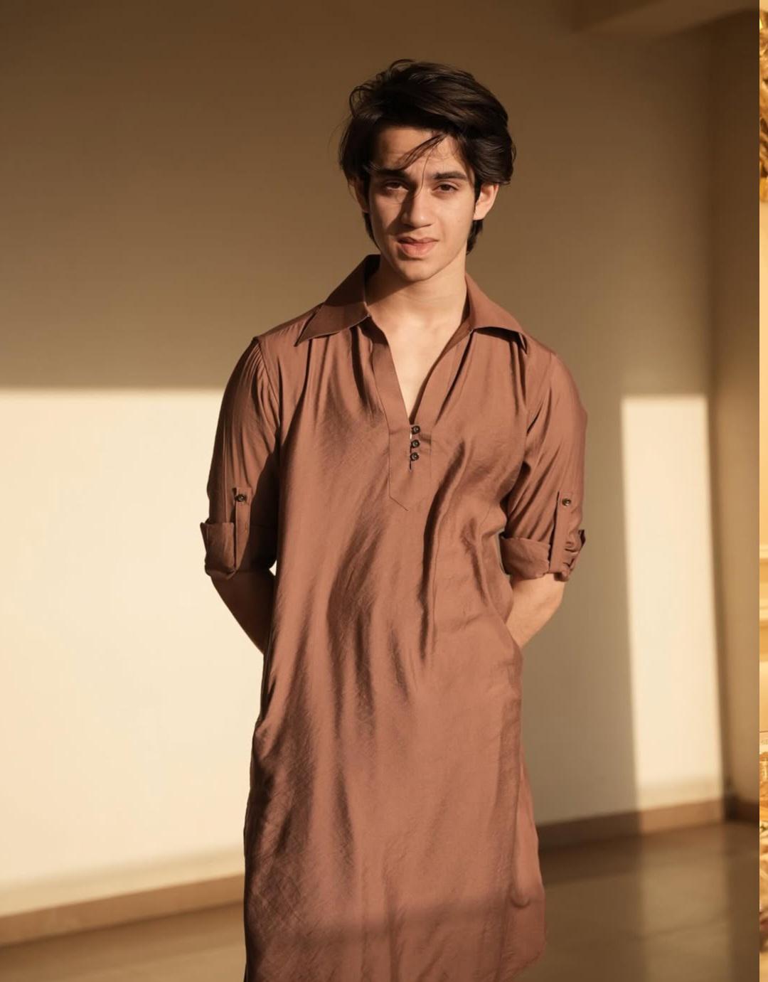 white christmas dresses Black Pathani Set main image 1