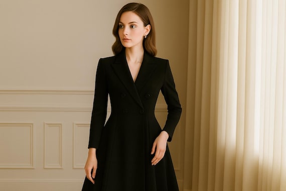 black blazer dress womens Velvet | | X-Small | Polyester/Spandex Black Blazer Dress for Women