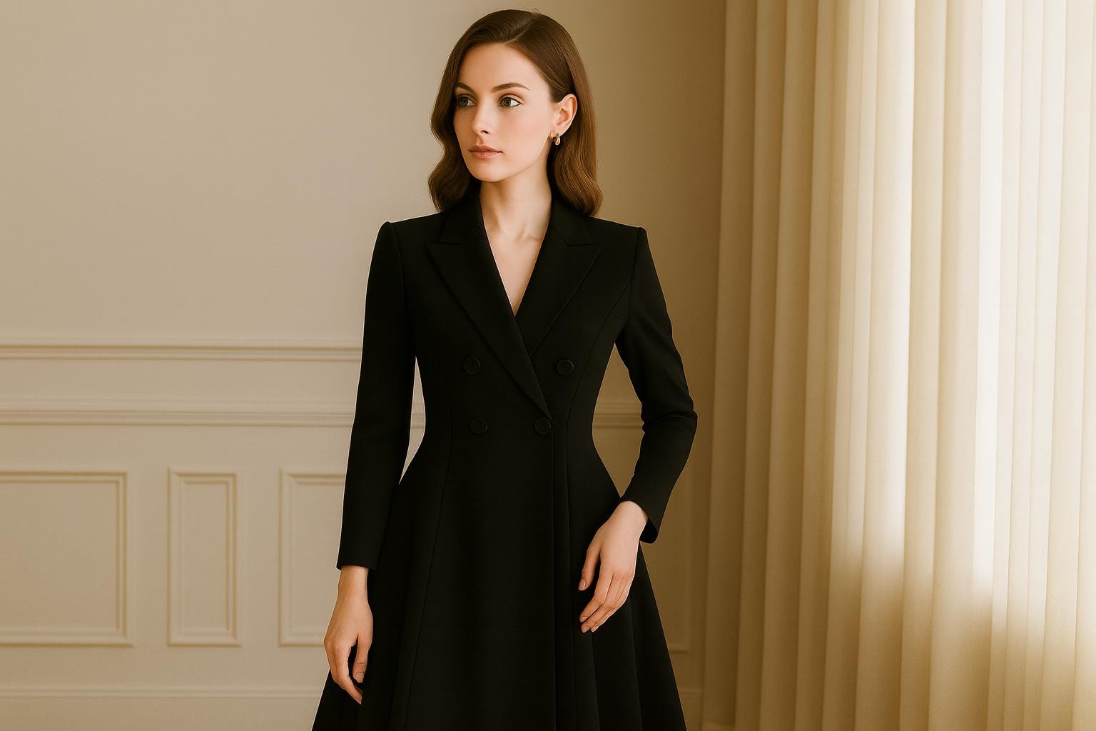 blazer dress women long Long Blazer Dress