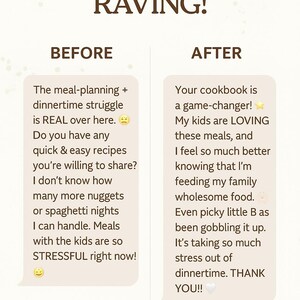 Digital Cookbook Pdf Printable Recipe Collection Family Meal Idea Simple Dinner Cookbook Organic Healthy Living Kitchen Resource Homemade image 4