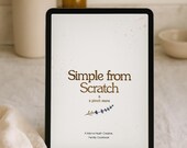 Digital Cookbook Pdf Printable Recipe Collection Family Meal Idea Simple Dinner Cookbook Organic Healthy Living Kitchen Resource Homemade