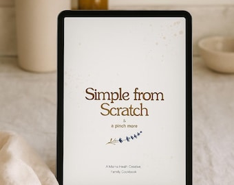 Digitaal kookboek Pdf Afdrukbaar Receptencollectie Familiemaaltijd Idee Eenvoudig diner Kookboek Biologisch Gezond leven Keukenhulpmiddel Zelfgemaakt