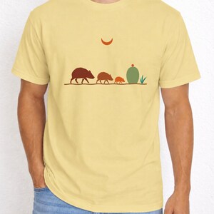 Javelina Family Shirt | Southwest Desert Wildlife Tee | Arizona Peccary T-Shirt | Desert Animal Lover Gift | Comfort Colors Tee image 12