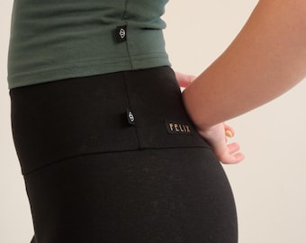 Organic Cotton/Hemp Leggings - High Waist for yoga and Activewear