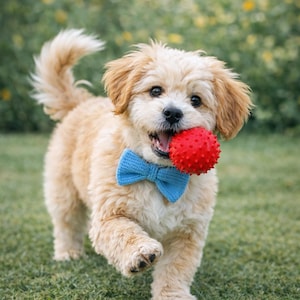 Knitted Pet Bow Tie PDF Pattern for Dogs and Cats – Easy Digital Download Accessory