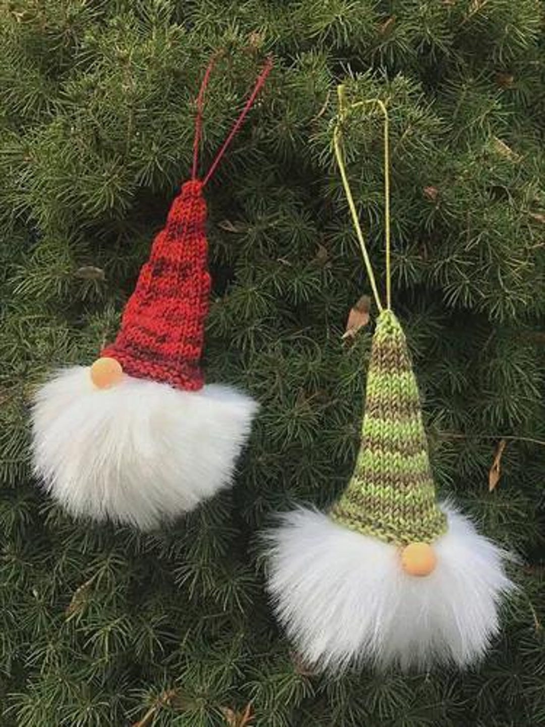 Crochet Gnome Hat Pattern PDF | Easy Christmas Ornament Tutorial | DIY ...