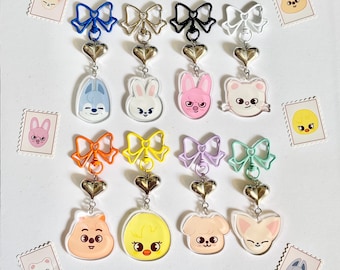 Stray Kids Skzoo Beads Bag Charm Keychain Keyring Coquette