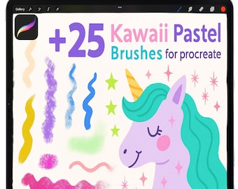 Procreate Pastel Brushes, Chalk Pastel Painting Brush Set, Procreate Crayon Brushes, Coloring Pencils, iPad Brushes, Procreate Drawing Brush