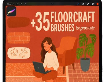 Pinceles para suelos de interiores de Procreate, pincel para mármol, pinceles para texturas de piedra, pinceles para paredes de Procreate, pincel para azulejos, pincel para diseño de interiores de Procreate