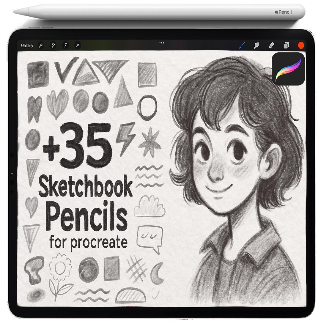 Procreate Pencils Charcoal Brushes Procreate Sketch Brushes procreate-pencils-charcoal-brushes-procreate-sketch-brushes