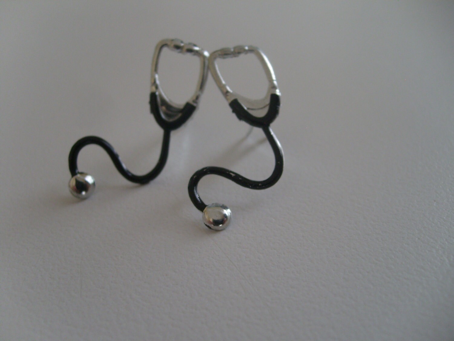 Stethoscope Stud Earrings Nurses Earrings Doctor earrings Np Etsy