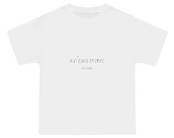 Aizan House Minimal Logo T-Shirt | White Crew Tee