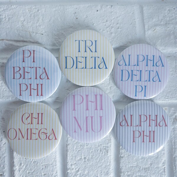 Sorority Buttons - Etsy