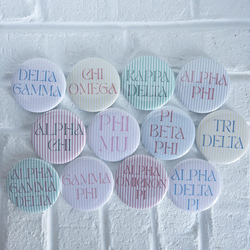 Sorority Buttons - Etsy