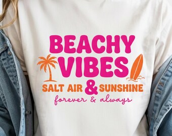 Striped sweet summer time PNG, Beachy Vibe PNG Sublimation Design, Sunshine Summer T-shirt Graphic (Digital Download)