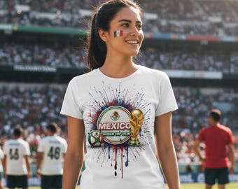 World Cup 2026 Mexico Sublimination Design PNG , Soccer Design , International Soccer Championship 2026,Soccer Trophy, Sports Event Design