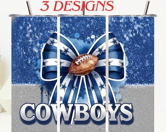 Cowboys Football Wrap PNG Sublimation Design , Digital Download