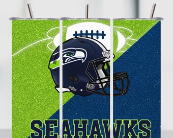 Hawk Style Football Tumbler Wrap PNG | 20oz Skinny Sublimation | Sports Fan Digital Download