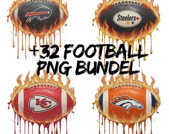 32+ Bundle Football Team Mascot PNG, Football Team PNG, Sport Fan Gift Png, American Football Png,  Football Champions