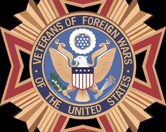 Veteranen der fremden Kriege SVG-Datei | VFW Militär Pride Clipart | USA Bunch Cut File für Cricut & Silhouette, Emblem, Digitale Dateien
