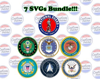 11種類のアメリカ軍ロゴデジタルファイル - 陸軍、海軍、空軍、海兵隊